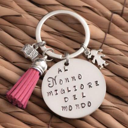 Custom Hand Stamped Keychain To Promoted To..