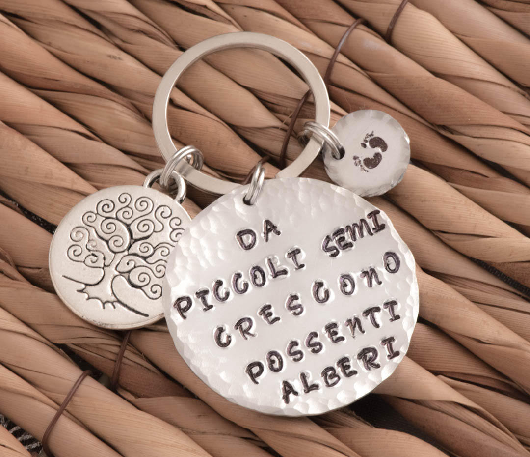 Hand Stamped Teacher Keychain, End Of Term Gift With Engraved Keychain, Teacher Assistant Gift For Teacher.